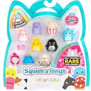 Squishmallows Squish-a-longs Mini Set with Accessories - NEW